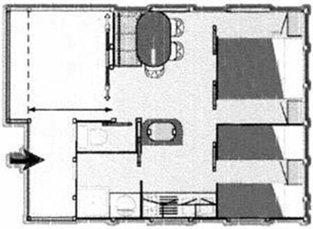 Rental chalet plan